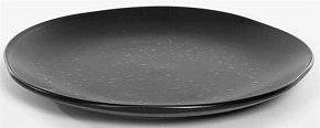 ELRINGTON 235-61013 KARIN мелкая 270мм, черная в черную точку Тарелка ELRINGTON 235-61013 KARIN мелкая 270мм, черная в черную точку