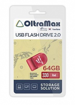OLTRAMAX OM-64GB-330-Red USB флэш-накопитель