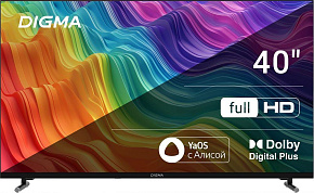 DIGMA DM-LED40SBB33 FHD SMART TV Яндекс LED-ТЕЛЕВИЗОРЫ