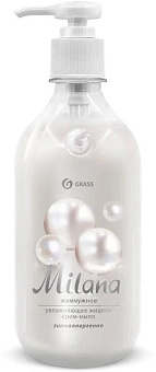 GRASS 126200 Milana жемчужное увлажняющее (флакон 500мл) Жидкое мыло GRASS 126200 Milana жемчужное увлажняющее (флакон 500мл)