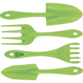 PALISAD Набор садового инструмента, полипропиленовый, 4 предмета, Россия 62907 Наборы мелкого садового инструмента