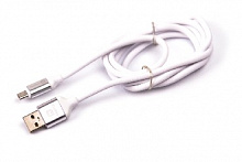 HARPER SCH-330 WHITE (MICRO-USB, 1м, оплетка силикон) USB кабель