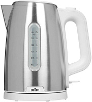 BRAUN Чайник электрический WK1500WH, 1.7л, металл/пластик