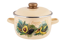 APPETITE 1MC181P Avocado эмал сфер 3,0л Кастрюля APPETITE 1MC181P Avocado эмал сфер 3,0л