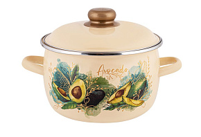 APPETITE 1MC181P Avocado эмал сфер 3,0л Кастрюля APPETITE 1MC181P Avocado эмал сфер 3,0л