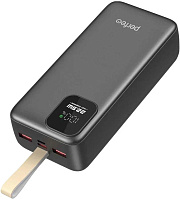 PERFEO (PF_E2086) - 30000 mAh/LED QC3.0/Type-C/2,черный Повербанк