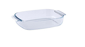 MALLONY IDEALE, 2 л, с ручками, прямоугольной формы, из боросиликатного стекла (103630) Форма для запекания MALLONY IDEALE, 2 л, с ручками, прямоуголь