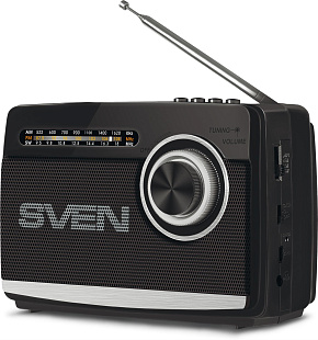 SVEN SRP-155, чёрный Радиоприемник