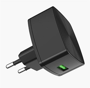 HOCO (6931474706638) СЗУ HOCO C70A Cutting-edge single port QC3.0 (черный) СЗУ