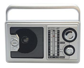 ЭФИР 07 FM 64-108МГц, бат. 2*R20, 220V Радиоприемник