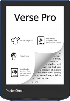 POCKETBOOK 634 Verse Pro Azure (PB634-A-WW) Электронная книга