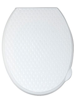VIOLET Ротанг (белый) 112006 Сиденье для унитаза