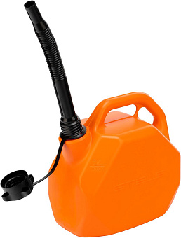 STELS Канистра для ГСМ, пластиковая, со скошенными углами, 5 литров 53110