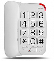 TEXET TX-201 белый Телефон проводной