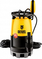DENZEL DP-600S, 600 Вт, напор 7 м, 13000 л/ч 97268 Дренажный насос