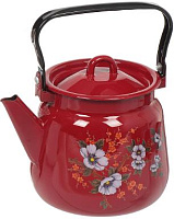 СИБИРСКИЕ ТОВАРЫ С2716.ЯР, С2716.3ЯР,С2716.ЯР*106 Вишневый эмал 3,5л с рис Чайник СИБИРСКИЕ ТОВАРЫ С2716.ЯР, С2716.3ЯР,С2716.ЯР*106 Вишневый эмал 3,5л