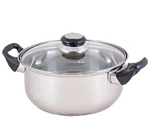 MALLONY BAK-S-03 2,8л. (985888) Кастрюля MALLONY BAK-S-03 с крышкой 2,8л нерж.(985888)