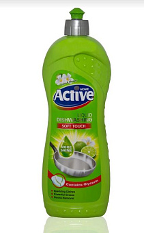 ACTIVE Гель для мытья посуды "Лайм и цветы", 500 мл, Green (511301202) Гель для мытья посуды