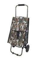 РЫЖИЙ КОТ Тележка с сумкой D203 "ХАКИ", 25кг (093582) Тележка с сумкой