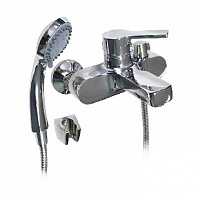 BIANCO 385009 Смеситель в ванную шаровый короткий нос поворотный дивектор на корпусе Смеситель для ванны