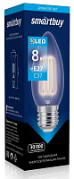 SMARTBUY (SBL-C37F-8-40K-E27) 8W/4000/E27 Лампа светодиодная