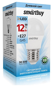 SMARTBUY (SBL-G45-12-40K-E27) 12W/4000/E27 Лампа светодиодная