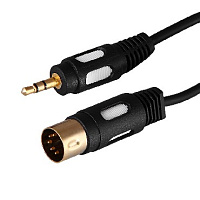 REXANT (17-2502) ШНУР DIN 5 PIN - STEREO 3,5 ММ, ДЛИНА 1,5 МЕТРА (GOLD) Кабель DIN REXANT (17-2502) ШНУР DIN 5 PIN - STEREO 3,5 ММ, ДЛИНА 1,5 МЕТРА (G