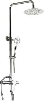 GOTA ROCIO G357511-GOTA Душевая система со смесителем шар. с изливом с лейкой тропической SUS304 Душевая система