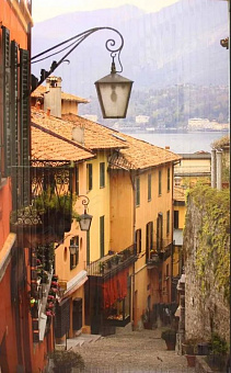 ДЫХАНИЕ ТЕПЛА Электрообогреватель бытовой настенный (рис.Итальянский дворик)19с426 Обогреватель