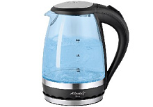 ATLANTA ATH-2463 black (1,5л. стекло) Чайник электрический