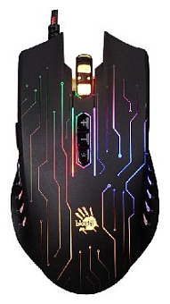 A4TECH Bloody Q82 черный/рисунок оптическая (3200dpi) USB игровая (8but) Мышь