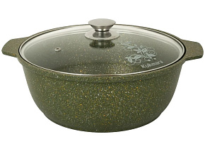 KUKMARA к11tsml а/пр литая 1,0л стекл/кр Trendy style malachite Кастрюля KUKMARA к11tsml а/пр литая 1,0л стекл/кр Trendy style malachite