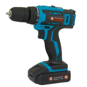 КАЛИБР ДА-18-2А+ LI- ION 18В, 1аккум., кейс Аккумуляторная дрель