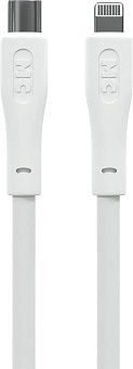 MORE CHOICE (4620202553119) K60ia 2м USB 3.0A PD 27W для Lightning ng 8-pin Type-C - 2м , белый Кабель