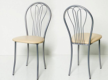 БИТЕЛ Ромашка (серебро,борнео крем) Стул