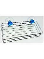 РЫЖИЙ КОТ W2037 полка подвесная "бриллиант, синий" 25х11,5х4см хоз. Принадлежности