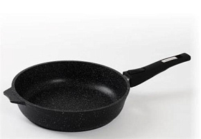 МЕЧТА 024802 Гранит black 24см съемная ручка Сковорода МЕЧТА 024802 Гранит black 24см со съемной ручкой