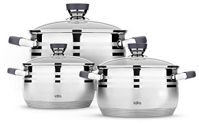 LARA LR02-121 Набор кастрюль LARA LR02-121