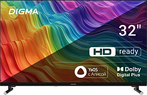DIGMA DM-LED32SBB32 HD SMART TV Яндекс LED-Телевизор