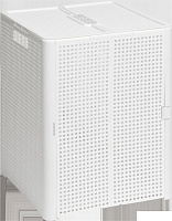 VIOLET Лофт 50 л складная с крышкой белая 895106 Корзина для хранения