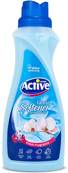 ACTIVE Кондиционер для белья "Орхидея" 1000 мл Blue (12/480) (521501044) Кондиционер для белья ACTIVE Кондиционер для белья "Орхидея" 1000 мл Blue (12