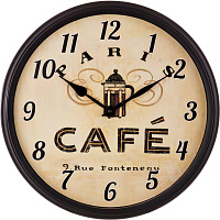 LEFARD 220-159 CHEF KITCHEN 35,5*35,5*5см циферблат d31см Часы настенные