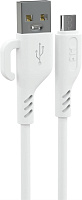 MORE CHOICE (4620202554321) K81m USB 2.4A для micro USB - 1 м , белый Кабель MORE CHOICE (4620202554321) K81m USB 2.4A для micro USB - 1 м , белый