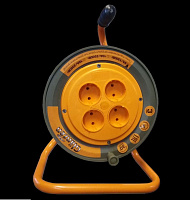 GLANZEN EB-30-004, на катушке, б/з, 4 роз - 30м Удлинитель