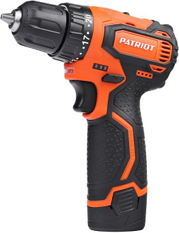 PATRIOT 180201368 BR 368Li, две АКБ Li-Ion, 12В, 2,0 Ач, 45Нм, 2 скорости, кейс, БЕСЩЕТОЧНЫЙ ЭД Дрель-шуруповерт аккумуляторная
