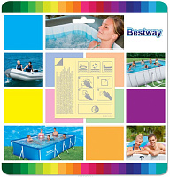 BESTWAY Ремонтный набор, водостойкий, 10 шт., 62091 Ремонтный набор