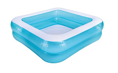 SUNCLUB Бассейн квадратный из двух колец Sunclub 145*145*45 см 51005 Бассейн