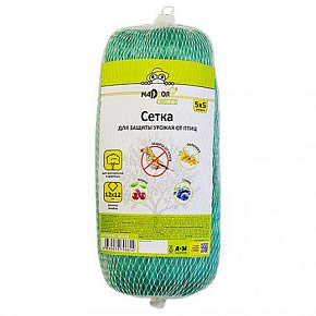 NADZOR Сетка для защиты урожая от птиц (12*12мм), 5*5м. Garden SET123 Сетка для защиты урожая от птиц