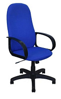 ЯРКРЕСЛА Кр33 ТГ ПЛАСТ С14 (ткань синяя+черная) Кресло компьютерное
