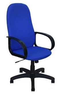 ЯРКРЕСЛА Кр33 ТГ ПЛАСТ С14 (ткань синяя+черная) Кресло компьютерное